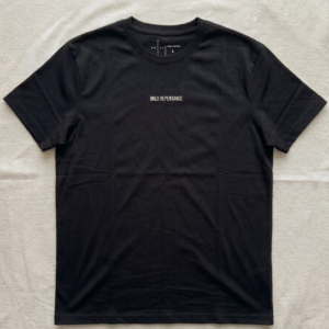 Minimal Performance Tee – Black Logo Edition