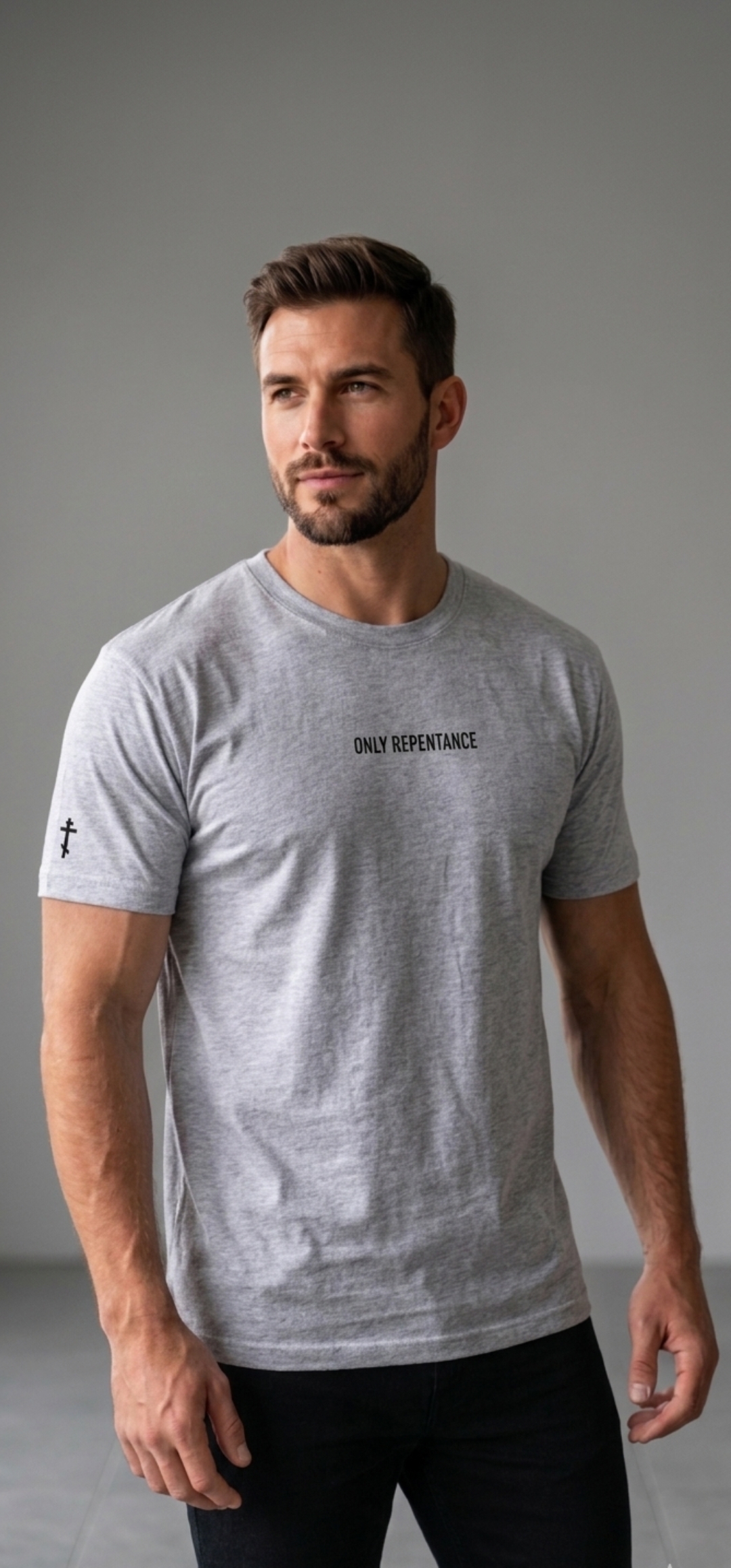 Only Repentance - Essential Midweight Tee - Image 6